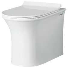 EWC-21211PP Prime Siphonic EWC S Trap (4" Trap) With Gasket And Installation Kit With Normal Close Seat Cover, Hinges, Fixing Accessories