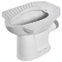 EWC-33121PP Elite EWC P Trap With Normal Close Seat Cover, Hinges, Fixing Accessories