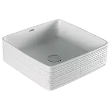 TTB-16541 Lavish Thin Rim Table Top Basin 16" x 16" Inch