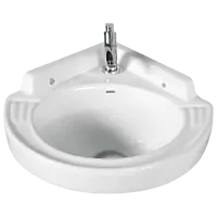 WBT-25442 Cosmo Corner Wall Hung Basin 15" x 15" Inch
