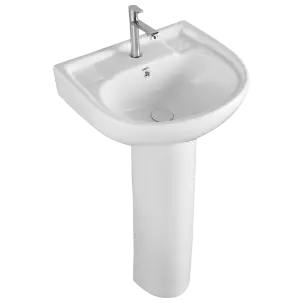 WFP-18731 Prime Wash Basin 21" x 17" With Full Pedestal