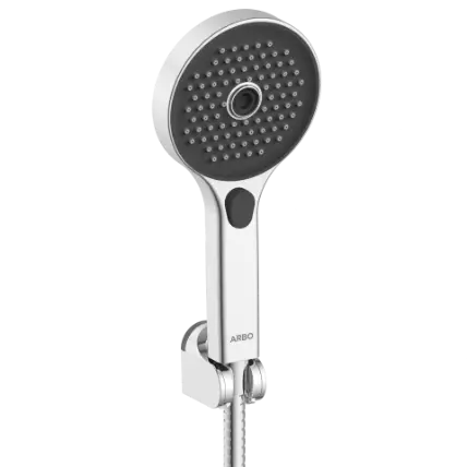 MFS-10 Three Function Hand Shower, Shower Tube With Hook Set