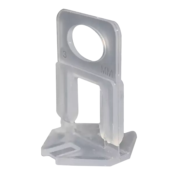 3MMCLIP-500PCS ARBO Tile Levelling Clip 3mm (500 Pcs/Bag - 10 Packets × 50 Pcs)