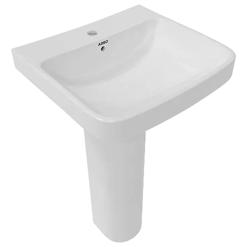WFP-15741 Neo 18" x 14" Wash Basin With Full Pedestal