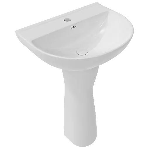 WFP-22742 Apple 20" x 16" Wash Basin With Full Pedestal