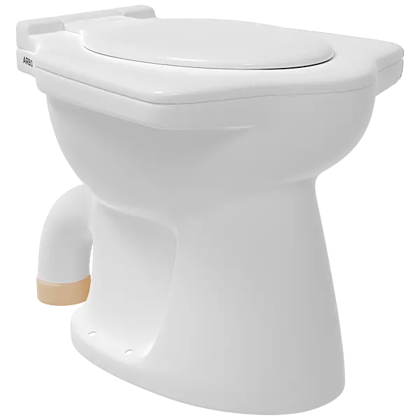 EWC-33111PP Elite S Trap EWC With Normal Close Seat Cover, Hinges, Fixing Accessories