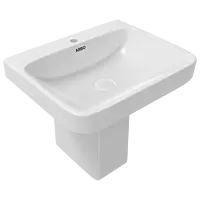 WHP-15741 Neo 18" x 14" Wash Basin With Half Pedestal