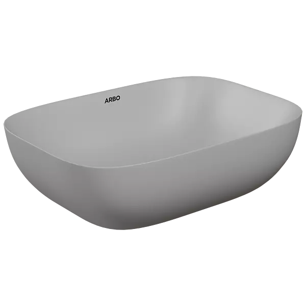 TTB-EG-23541 Emporio Grey 18" x 13" Inch Apple Thin Rim Table Top Basin