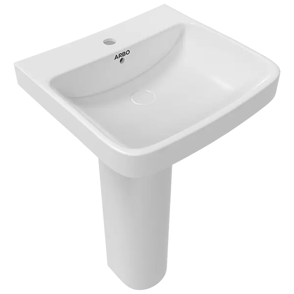 WFP-15741 Neo 18" x 14" Wash Basin With Full Pedestal