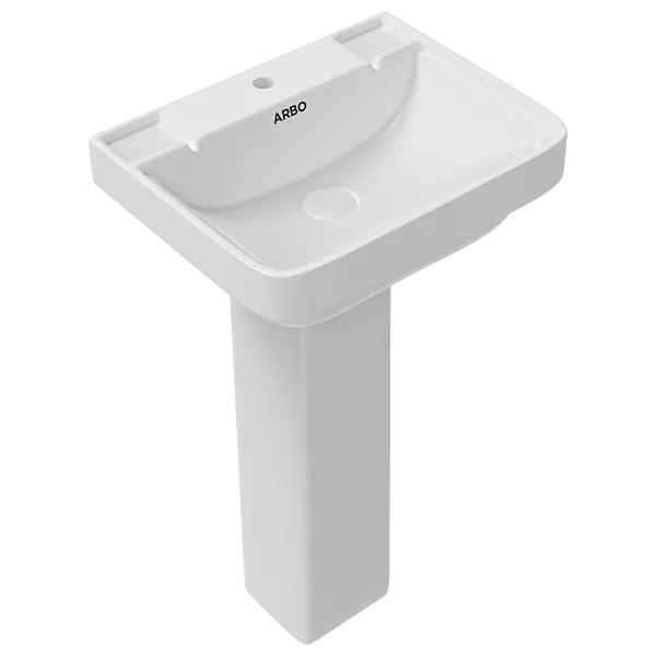 WFP-27741 Royal 19" x 15" Wash Basin With Full Pedestal
