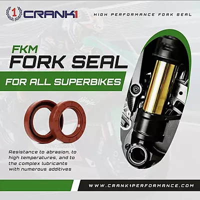 Crank1 CPF55-143 Fork Oil Seals Pair