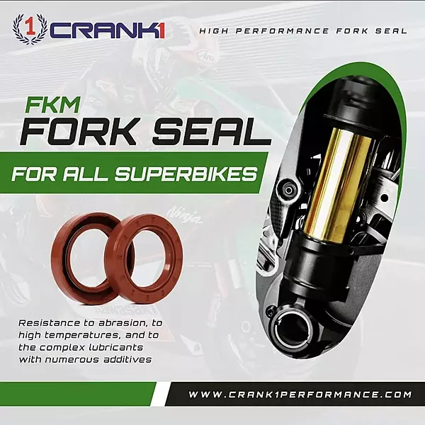 Crank1 CPF55-155 Fork Oil Seals Pair
