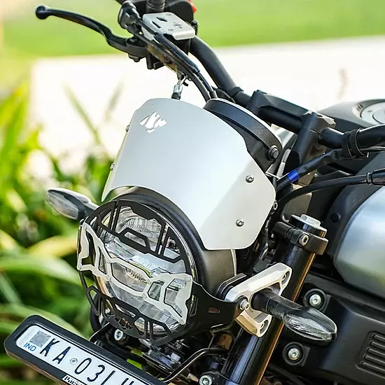 Legundary Zephyr Visor Blk Silver for Yamaha XSR 155 Legundary Zephyr Visor Blk Silver for Yamaha XSR 155