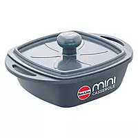 HAWKINS GREY SQUARE MINI CASSEROLE MCSG75