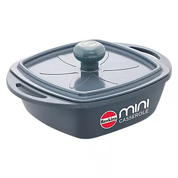 HAWKINS GREY SQUARE MINI CASSEROLE MCSG75