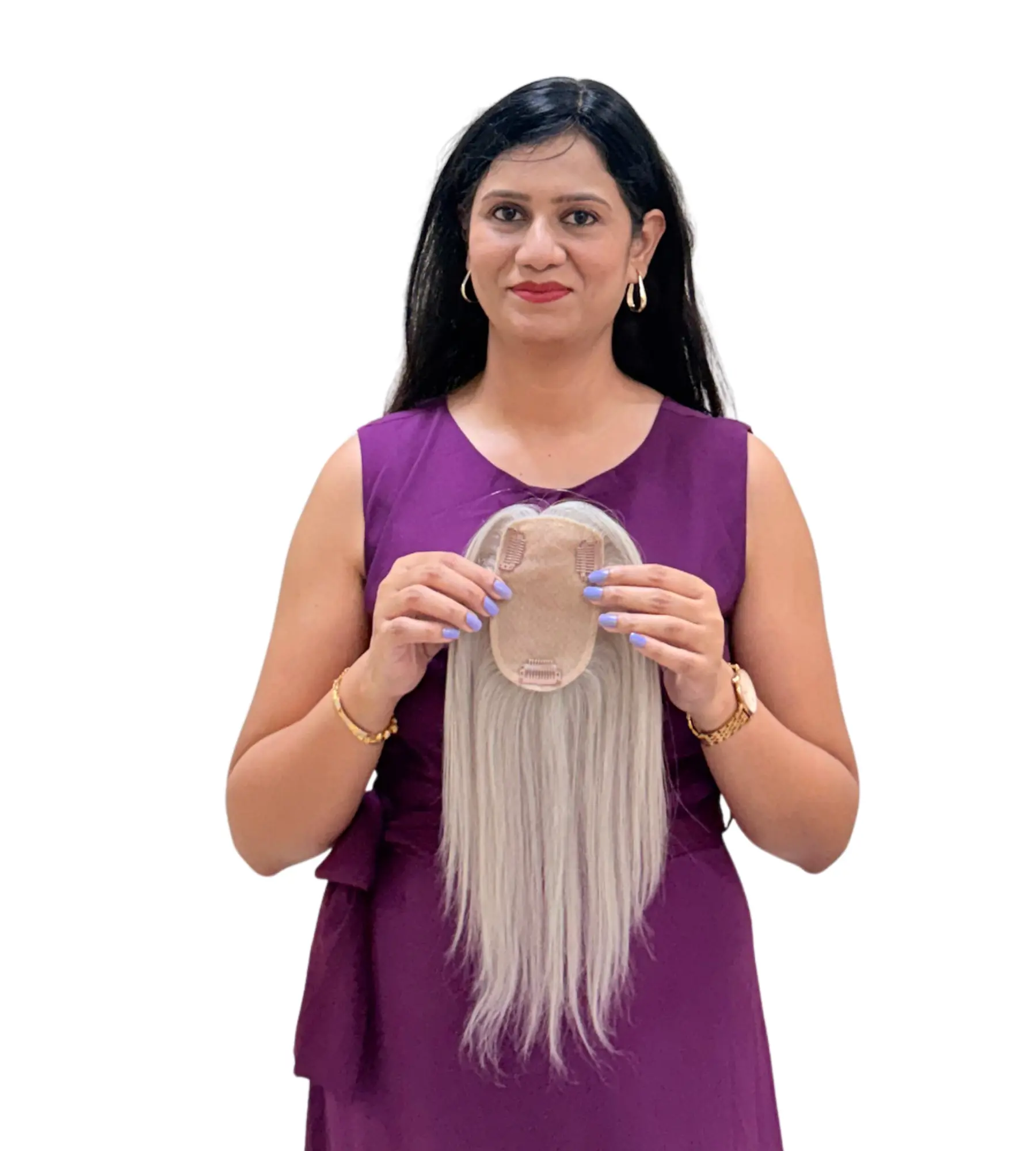 3X5 Grey Hair Topper
