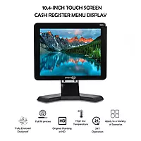 10-Inch Touchscreen Monitor – HD IPS Panel, USB & HDMI Connectivity, Compact Portable Display | SmartDeskPC