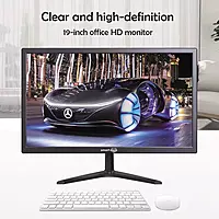 19-Inch LED Monitor – HD Display, HDMI & VGA Connectivity, Reliable Performance | SmartDeskPC
