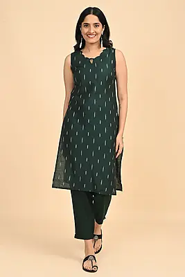 Women Jacquard Kurta