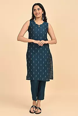 Women Jacquard Kurta