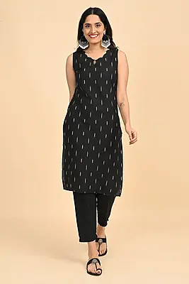 Women Jacquard Kurta