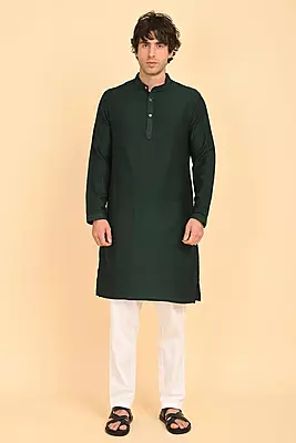 Men Ethnic Embroidered Long Kurta