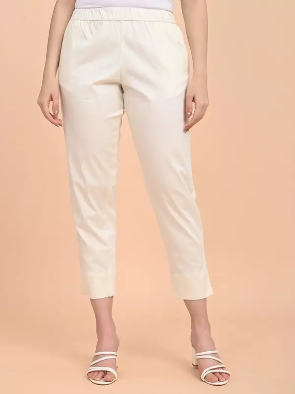 Women's Trousers - Off White