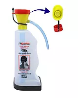 Eye wash bottle | 500ml capacity | Drain pipe and stand | Pack of 3