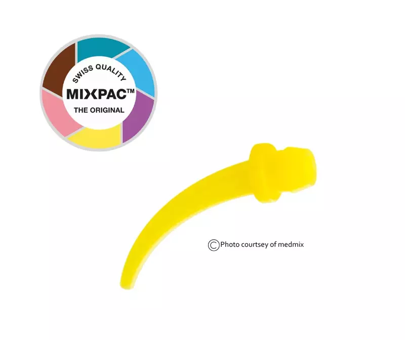 Mixpac Intraoral Tips Yellow – 0.6mm Dental Dispensing Tips