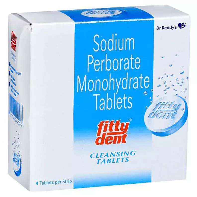 Fittydent Denture Cleansing Tablets 480mg – Pack of 4
