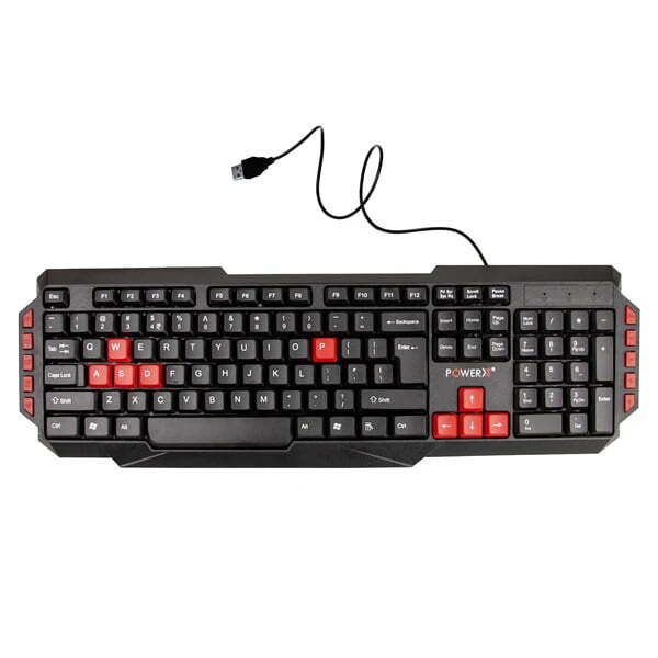 POWERX USB KEYBOARD REDROCK 700