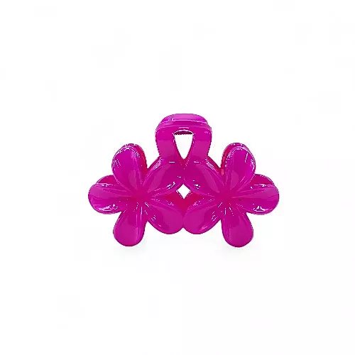 Pink Mini Flower Hair Claw Clips