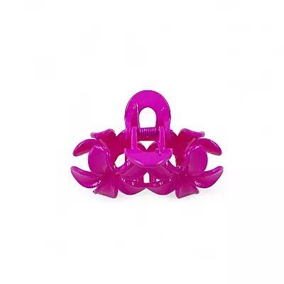 Pink Mini Flower Hair Claw Clips