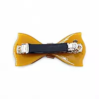 Elegant Amber Ribbon Hair Barrette Clip for Women