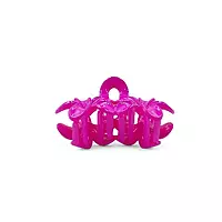 Pink Mini Flower Hair Claw Clips