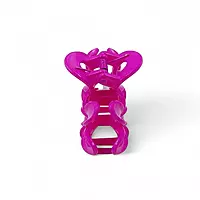Pink Mini Flower Hair Claw Clips