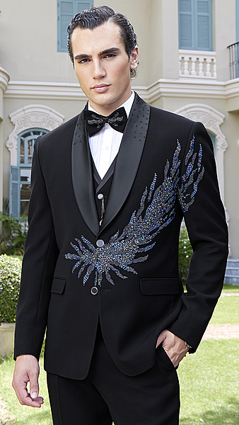 Amarson Phoenix Crest Embroidered Tuxedo Amarson Phoenix Crest Embroidered Tuxedo
