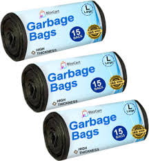 10 ON 15Bags Garbage Bags