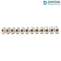 10A PVC Terminal Connector Strip 12 ways (10 Amp, Pack of 5)
