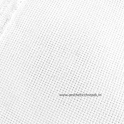 Aida fabric - 10 ct  WHITE (in meters)
