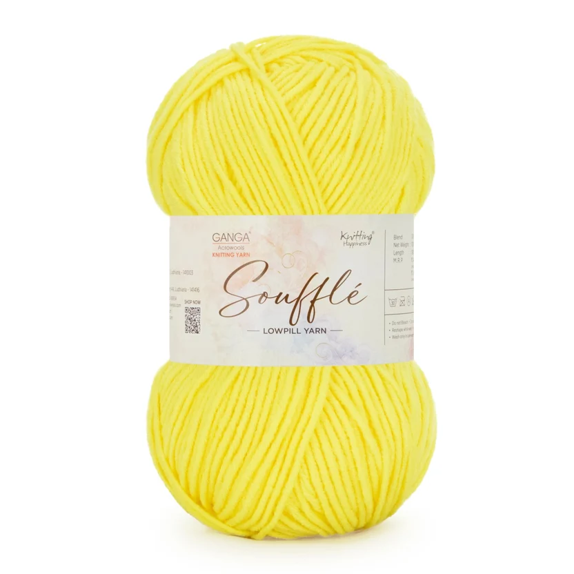 Ganga Soufflé SOU010 Yellow
