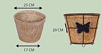Coco Seedling Cup | Natural Coir Nursery Pots | Multiple Sizes