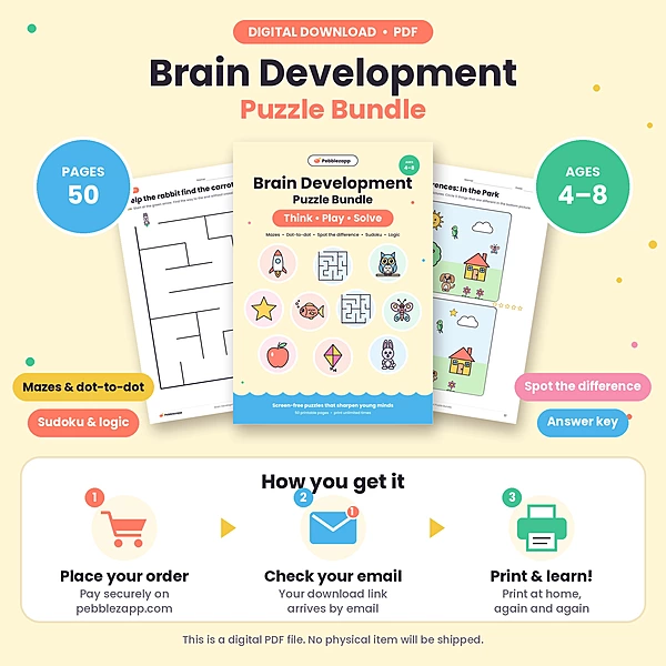 Brain Development Puzzle Bundle PDF
