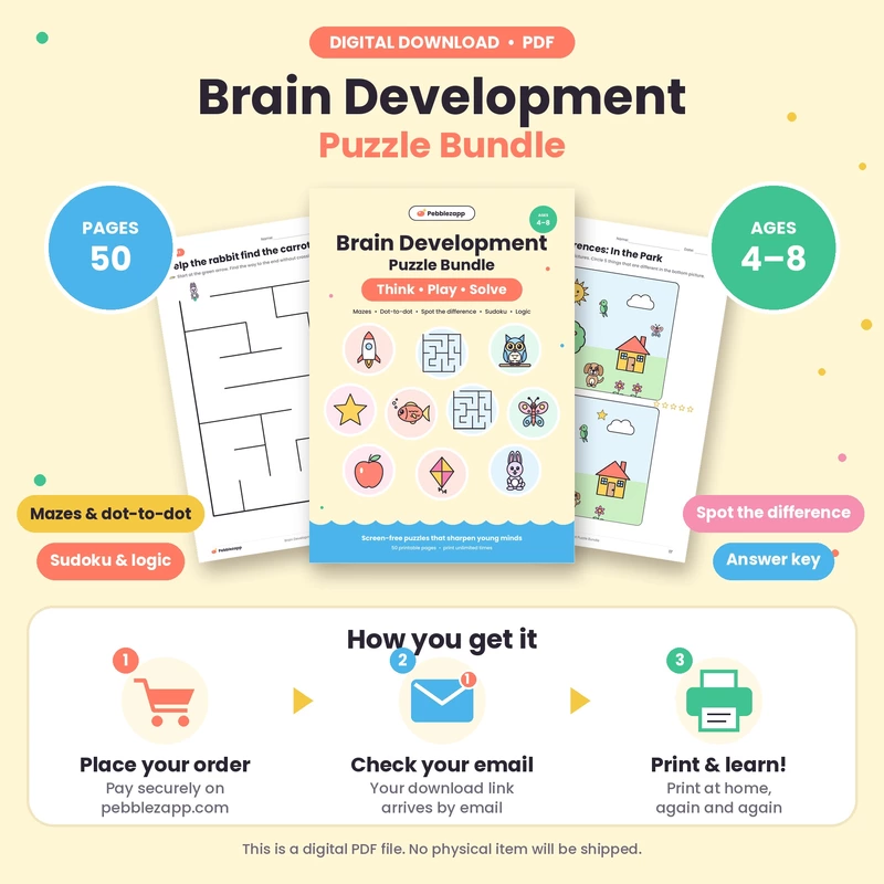 Brain Development Puzzle Bundle PDF