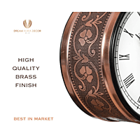 Victorian Elegance: The Double-Sided Birmingham Copper Clock