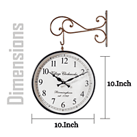 Victorian Elegance: The Double-Sided Birmingham Copper Clock