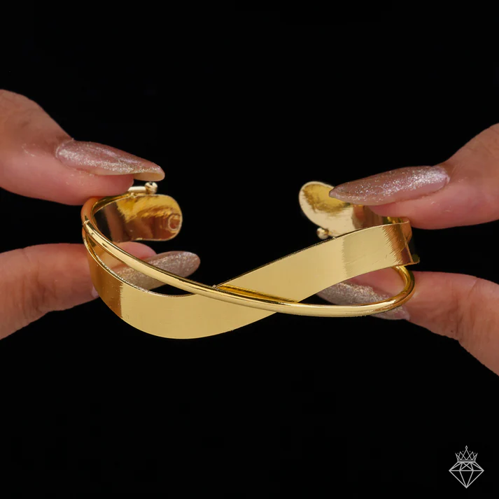 Anti-Tarnish Golden Bangle Bracelet
