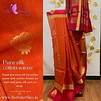 PURE KORA BY SILK COTTON SAREE MSSSSCS18357