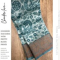 PURE CHANDERI SILK SAREE KCVSCDS22147 PURE CHANDERI SILK SAREE KCVSCDS22147