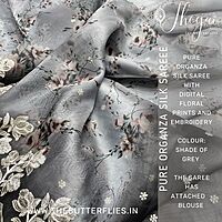 PURE ORGANZA SAREE DCMSORZ22742